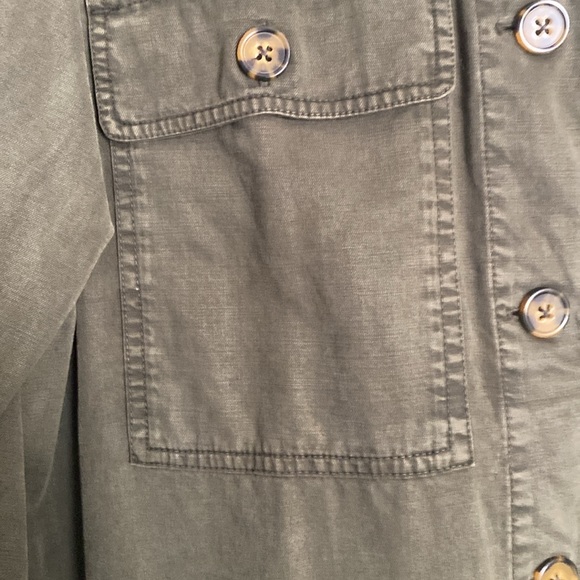 Lucky brand shacket, army green, size L - Picture 5 of 10